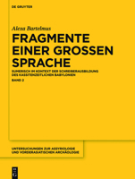 Alexa Sabine Bartelmus: Fragmente Einer Grossen Sprache. Band 2 1501512072 Book Cover