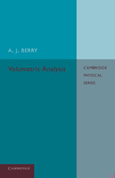 Volumetric Analysis 110765713X Book Cover