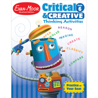 Critical and Creative Thinking Activities, Grade 6 159673406X Book Cover