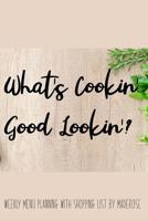 Weekly Menu Planning with Shopping Lists 1091603871 Book Cover