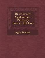 Breviarium Agathense 1020330864 Book Cover