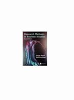 Research Methods in Business Studies: A Practical Guide 0273712047 Book Cover