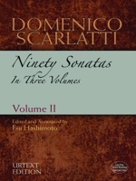 Domenico Scarlatti: Ninety Sonatas in Three Volumes, Volume II (Volume 2) 0486486168 Book Cover