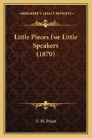 Little Pieces For Little Speakers 1166597555 Book Cover