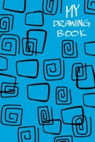 My Drawing book: Blank paper sketchbook for coloring, notes, and doodling with bright blue cover 1651764484 Book Cover