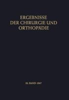 Ergebnisse Der Chirurgie Und Orthopadie 3642949096 Book Cover