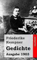 Gedichte: Ausgabe 1903 148258977X Book Cover