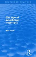 The Age of Absolutism 1660-1815 0343159023 Book Cover