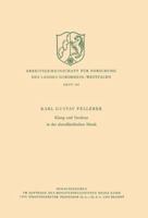 Klang Und Struktur in Der Abendlandischen Musik 366300709X Book Cover