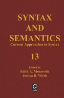 Current Approaches to Syntax 0126135134 Book Cover