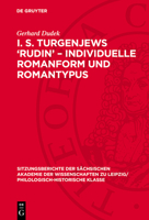 I. S. Turgenjews 'Rudin' - Individuelle Romanform Und Romantypus 3112712587 Book Cover