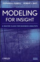 Modeling for Insight: A Master Class for Business Analysts 0470175559 Book Cover