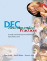 Dec Recommended Practices in Early Intervention/Early Childhood Special Education 1570353530 Book Cover