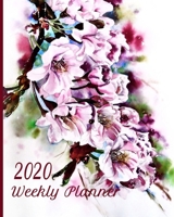 2020 Weekly Planner: Cherry Blossoms Small Size Easy To Carry Two Page A Week Planner Calendar 1691023299 Book Cover