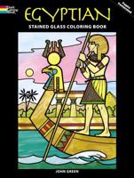 Egyptian Stained Glass Coloring Book 0486283518 Book Cover