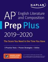 AP English Literature and Composition Prep Plus 2019-2020: 3 Practice Tests + Study Plans + Targeted Review  Practice + Online 1506232175 Book Cover