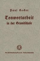 Tonwortarbeit in Der Grundschule 3663031063 Book Cover