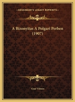 A Bizonyitas A Polgari Perben 1161754261 Book Cover