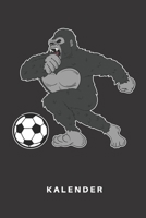 Kalender: Kalender Notizkalender Schreibkalender Jahreskalender Tageskalender DIN A5 Affe Gorilla Dschungel Safari Afrika Zoo Tierpfleger Tier Tiere Djungel Fussball Fussballspieler Fussballverein Fus 1708480579 Book Cover