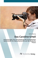 Das Caroline-Urteil 3639407822 Book Cover