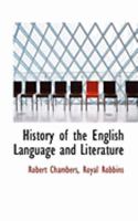 History of the English language and literature 1015774083 Book Cover