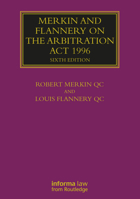 Merkin and Flannery on the Arbitration ACT 1996 103217613X Book Cover