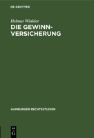 Die Gewinnversicherung 3112381955 Book Cover