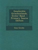 Geschichte Griechenlands, Volume 1 1248247922 Book Cover