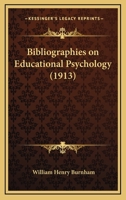 Bibliographies On Educational Psychology 1360549579 Book Cover