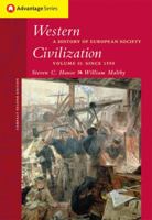 Western Civilization: A History of European Society, Volume II, Compact Edition 053462166X Book Cover
