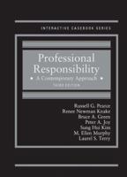 Professional Responsibility: A Contemporary Approach 1634600169 Book Cover