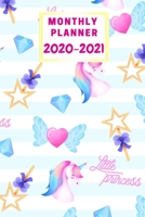 Monthly Planner 2020-2021: cut unicorn planner/calendar 2020 sloth  Monthly Pocket Planner, Calendar & Schedule Agenda, planner Gifts For Women, Men, ... And Adults (6" x 9") , 2020 planner unicorn 1659789281 Book Cover