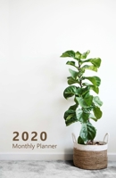 2020 Monthly Planner: Portable. Month on 2 pages followed by six Notes pages. Monthly layout Includes To-do section. 8.5x 5.5. Fits in purse. (Half Letter size). (Zen room decoration, plant. Soft matt 1708044671 Book Cover