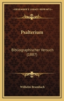 Psalterium 1147295077 Book Cover