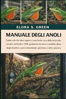 MANUALE DEGLI ANOLI: Tutto ciò che devi sapere e una facile cura delle lucertole: terrario verticale e UVB, gradiente termico e umidità, dieta degli ... gestione e altro ancora (Italian Edition) B0GK21DD5L Book Cover