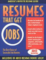 Resumes That Get Jobs: Resume Service (Arco Books) 0028622065 Book Cover