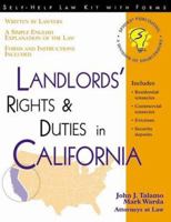 Landlords' Rights & Duties in California: With Form (Self-Help Law Kit with Forms) 1570713596 Book Cover