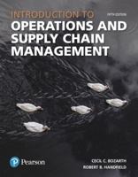 Introduction to Operations and Supply Chain Management 0131791036 Book Cover