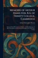 Memoirs of Arthur Hamilton, B.A. of Trinity College, Cambridge 1023104059 Book Cover