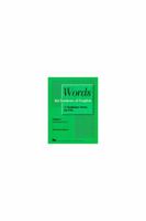 Words for Students of English, Vol. 7: A Vocabulary Series for ESL 0472082175 Book Cover