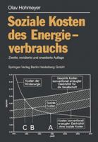 Soziale Kosten Des Energieverbrauchs: Externe Effekte Des Elektrizitatsverbrauchs in Der Bundesrepublik Deutschland 354051046X Book Cover