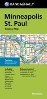 Rand McNally Folded Map: Minneapolis St. Paul Regional Map 0528025562 Book Cover