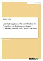 Unterhaltungsfaktor Wissen?! Analyse des Potenzials von Infotainment in der Ergebnispräsentation der Marktforschung 3668626154 Book Cover