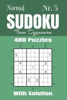 Normal Sudoku Nr.5: 480 puzzles with solution 1695758072 Book Cover