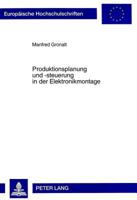 Produktionsplanung Und -Steuerung in Der Elektronikmontage 3631334753 Book Cover