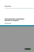 Onomatopoetika verschiedener Sprachen im Vergleich 3640305043 Book Cover