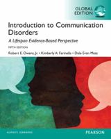 Introduction to Communication Disorders: A Lifespan Evidenced-based Approach 1292058897 Book Cover