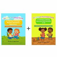 Zarshaun LetterTime & NumberTime Bundle – Tracing, Coloring & Learning Adventure from A–Z and 0–30 for Kids Ages 3–6 B0FHGX8Y12 Book Cover
