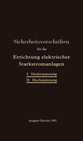 Sicherheitsvorschriften Fur Die Errichtung Elektrischer Starkstromanlagen 3662334550 Book Cover