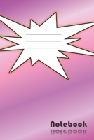 Notebook: Gradient Pink Cover Full-Page Lined Paperback 1708223029 Book Cover